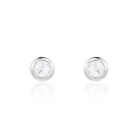 Damen Ohrstecker Silber 925 Zirkonia  - Ohrstecker Damen | OROVIVO