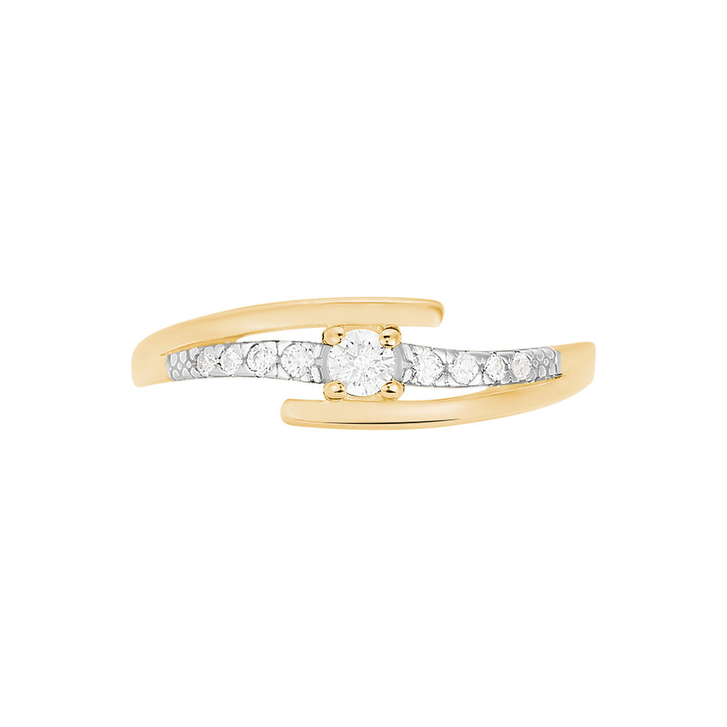 Ring Goldplattierung Und Oxid - Hochzeitsringe Damen | OROVIVO