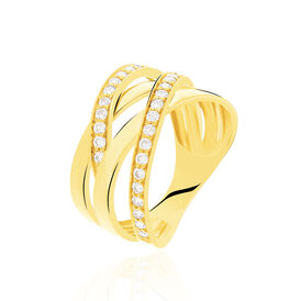 Damenring Gold 375 Zirkonia  - Ringe mit Stein Damen | OROVIVO