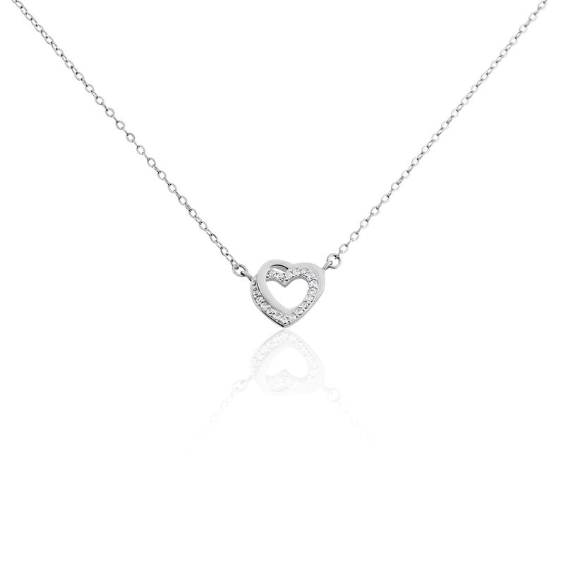 Collier Atoum Argent Rhodié Oxyde De Zirconium - Spannringe Damen | OROVIVO