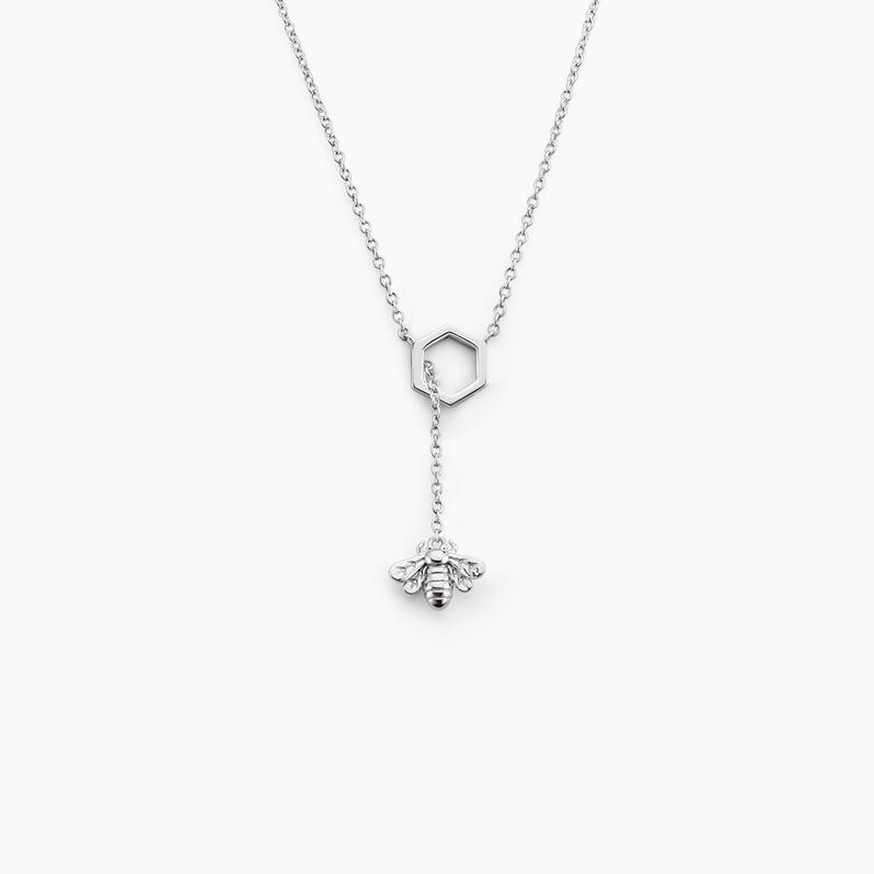 Collier Lyo Argent Weiss - Spannringe Damen | OROVIVO