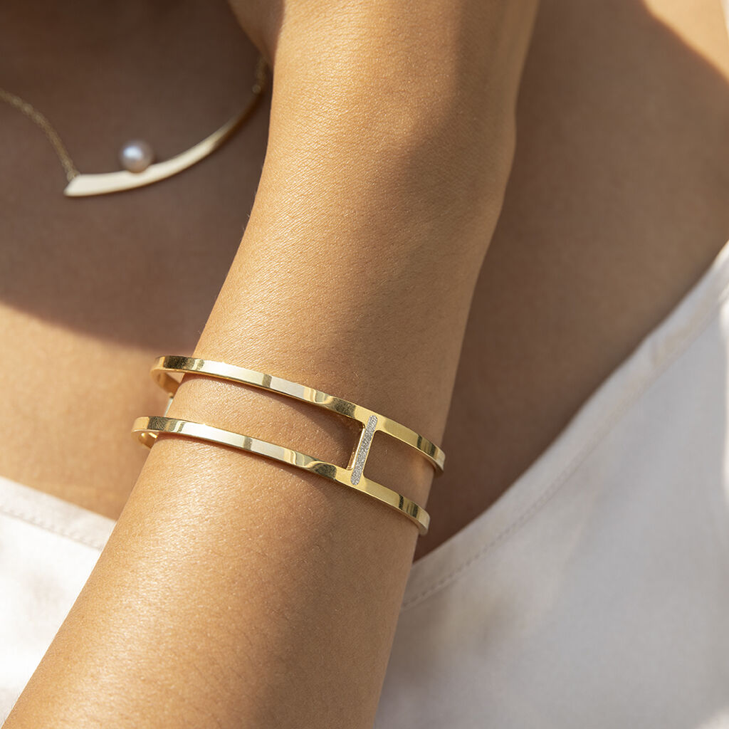 Damenarmband Gold 375 Bicolor  - Armketten Damen | OROVIVO