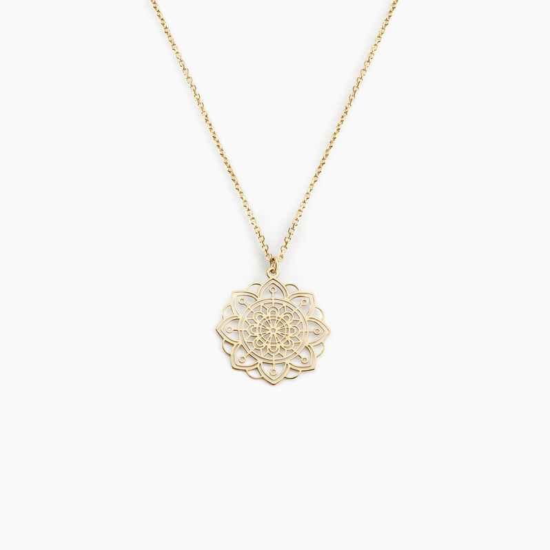 Collier Or Jaune Jovita Rosace - Spannringe Damen | OROVIVO