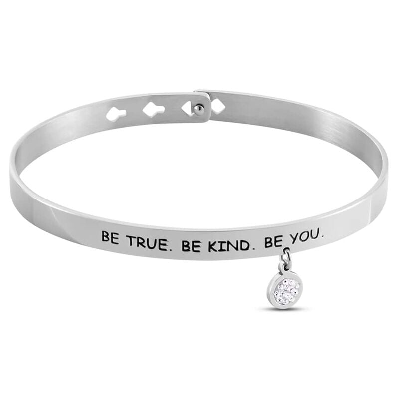 Bangle Sunrise Acciaio Cristallo - Spannringe Damen | OROVIVO