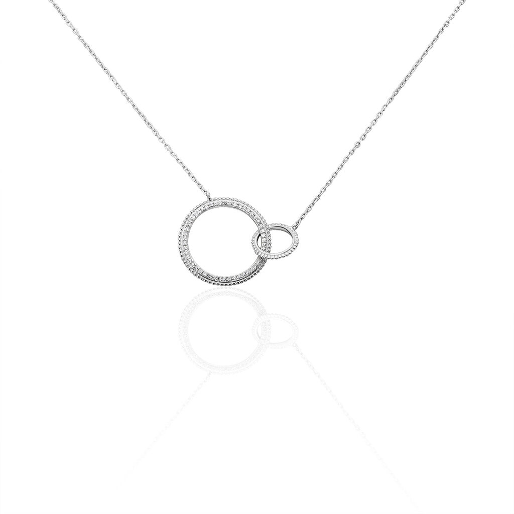 Collier Argent Rhodie Nathalia Oxyde - Spannringe Damen | OROVIVO