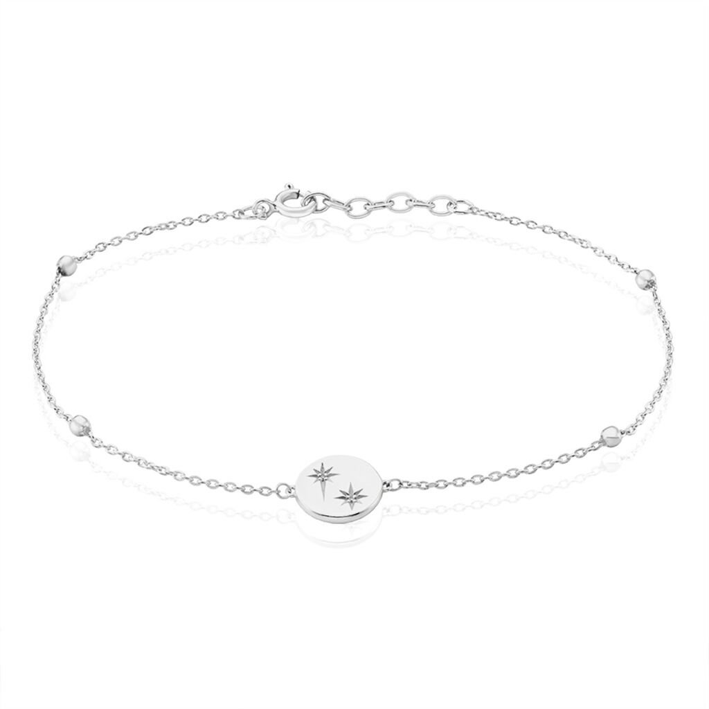 Damen Armband Silber 925 Diamant 0,01ct Oval Viktoria 1,31mm - Armbänder mit Anhänger Damen | OROVIVO
