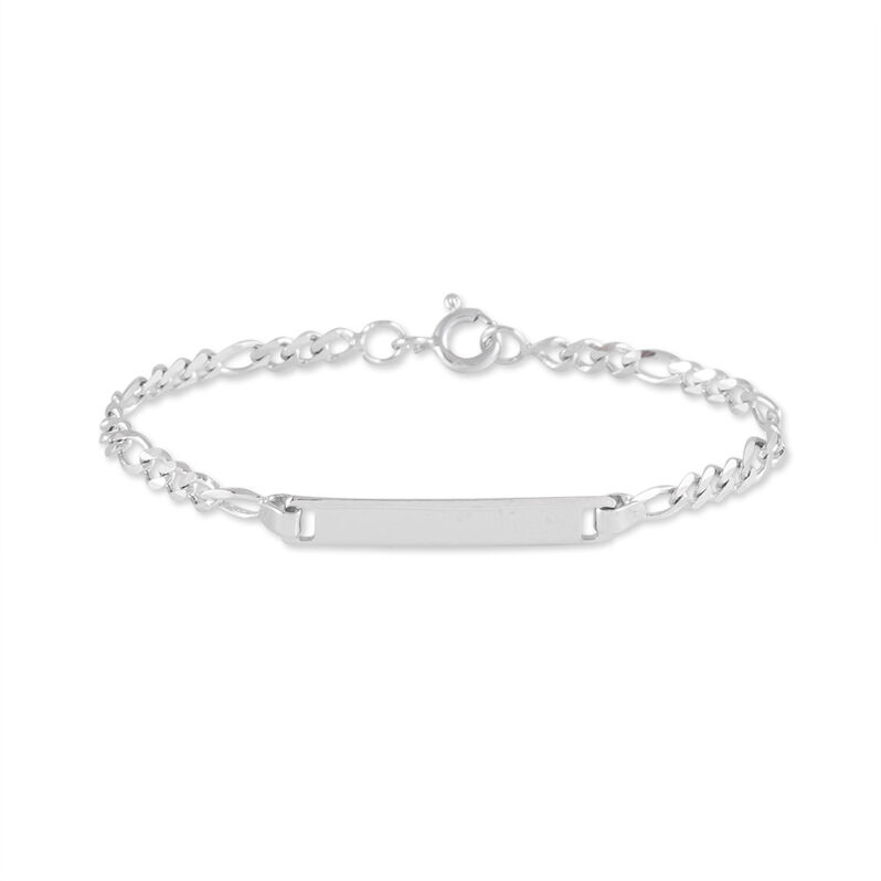 Bracelet Identité Vivian Argent Blanc - Spannringe Kinder | OROVIVO