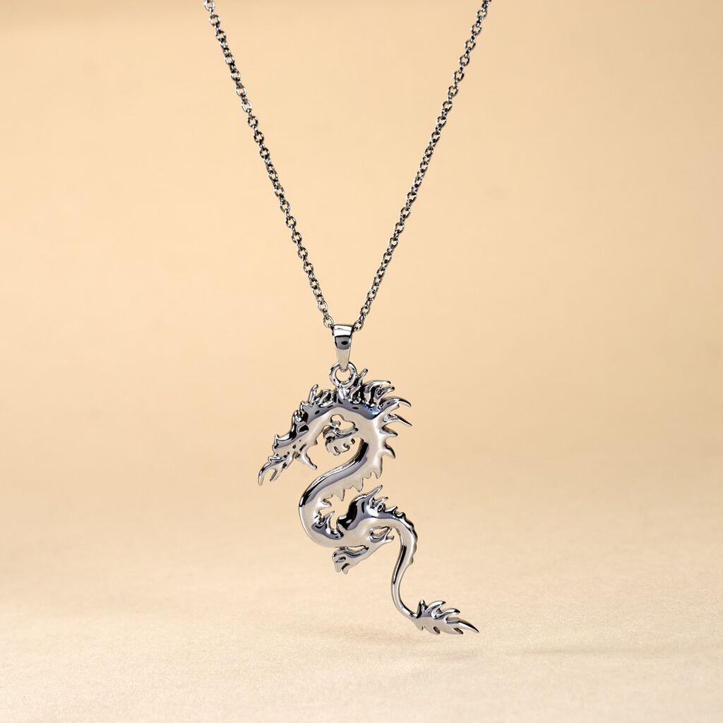 Pendentif Sklaerenn Argent Blanc - Spannringe Familie | OROVIVO