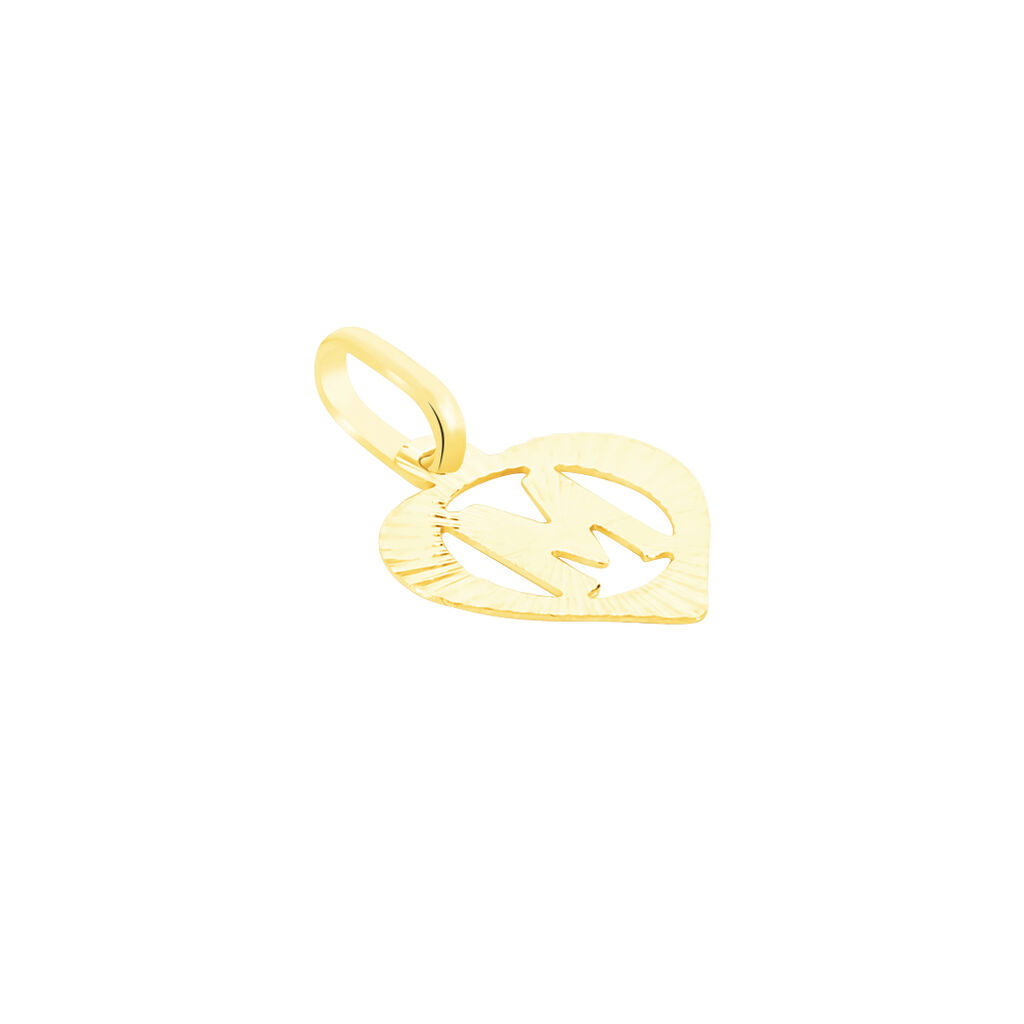 Anhänger Gold 375 Buchstabe M Herz - Schmuckanhänger Damen | OROVIVO