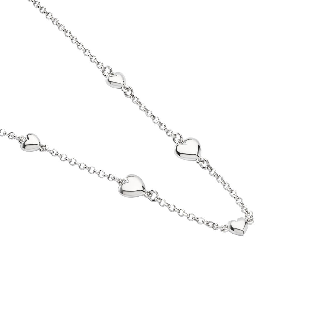 ANDIE Damen Collier Silber 925 Herz B 1,8 mm