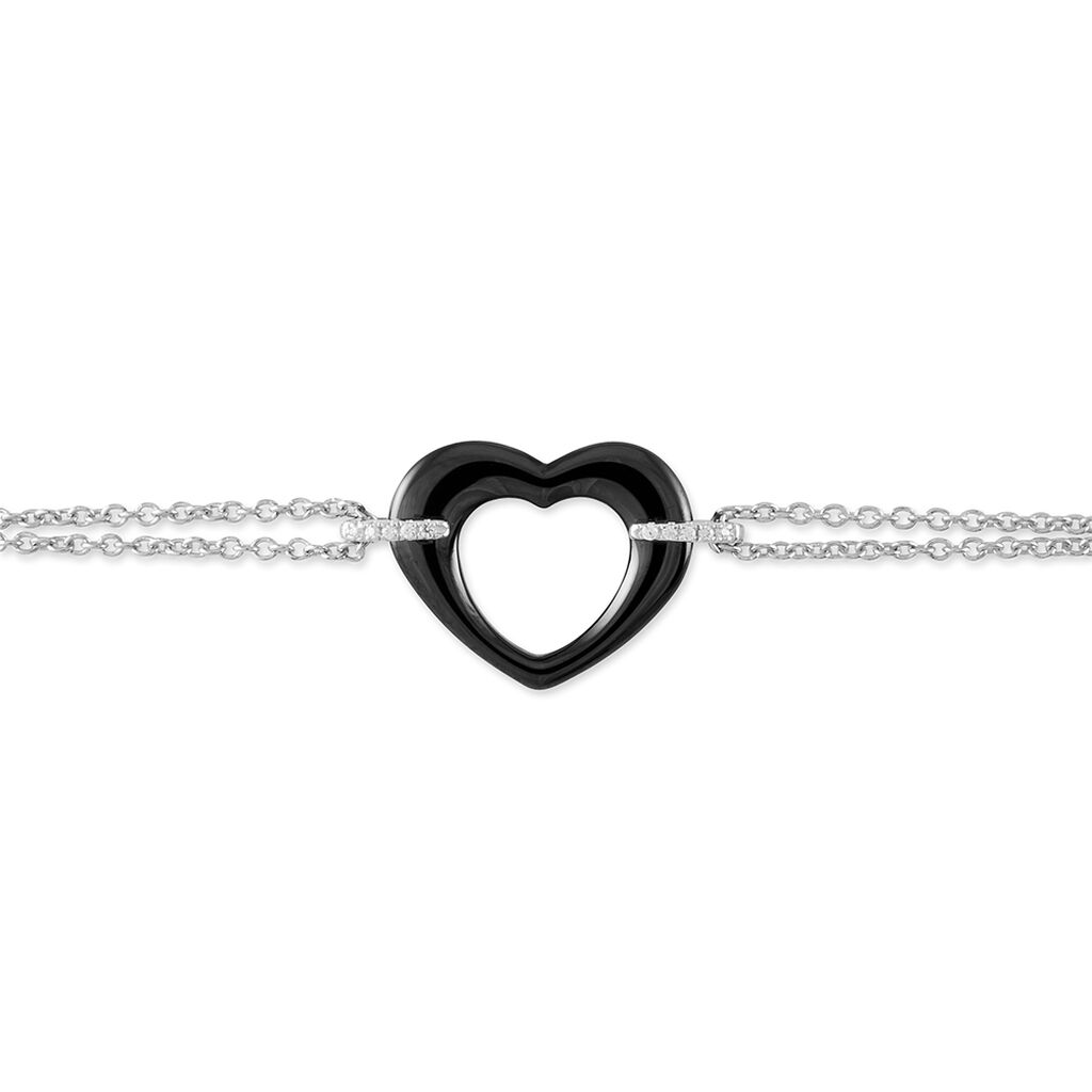 Bracelet Argent Et Céramique - Spannringe Damen | OROVIVO