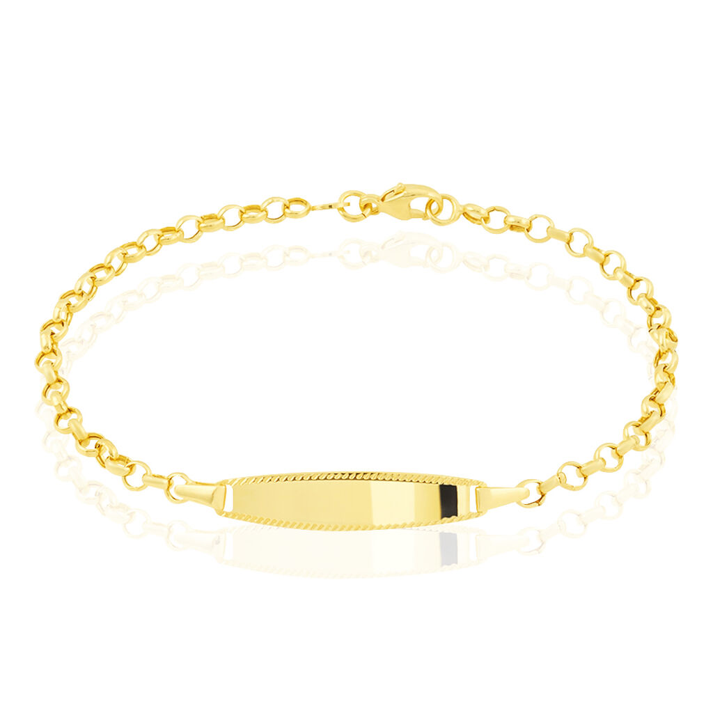 Bracelet Identité Marcel Or Jaune - Spannringe Kinder | OROVIVO