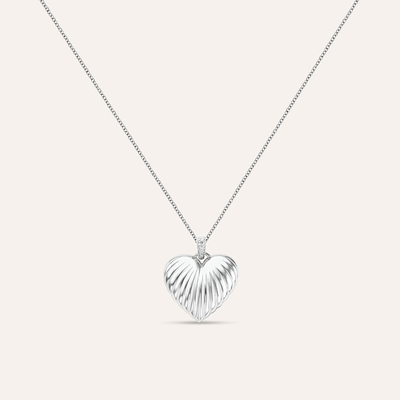 Collana Silver Collection Argento Rodiato Cubic Zirconia - Spannringe Damen | OROVIVO