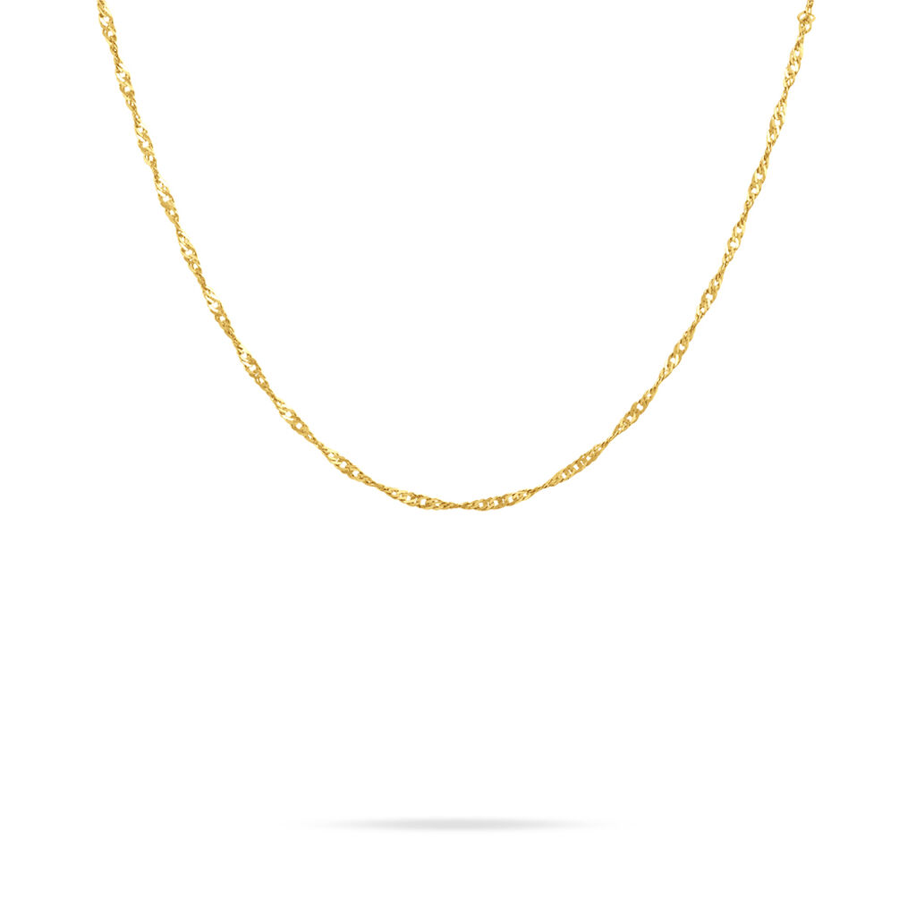 Damen Singapurkette Gold 375  - Halsketten Damen | OROVIVO