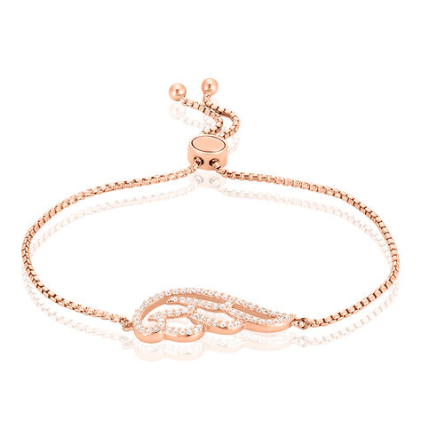 Damenarmband Silber 925 Rosé Vergoldet Zirkonia  - Armbänder mit Anhänger Damen | OROVIVO