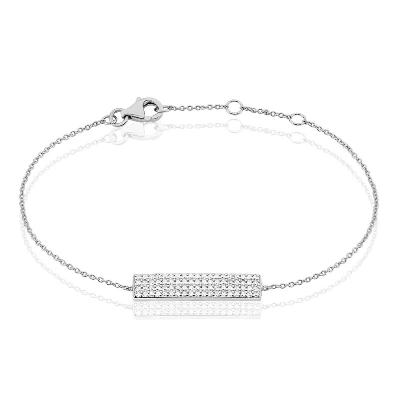 Bracelet Argent Rhodie Tifania - Spannringe Damen | OROVIVO