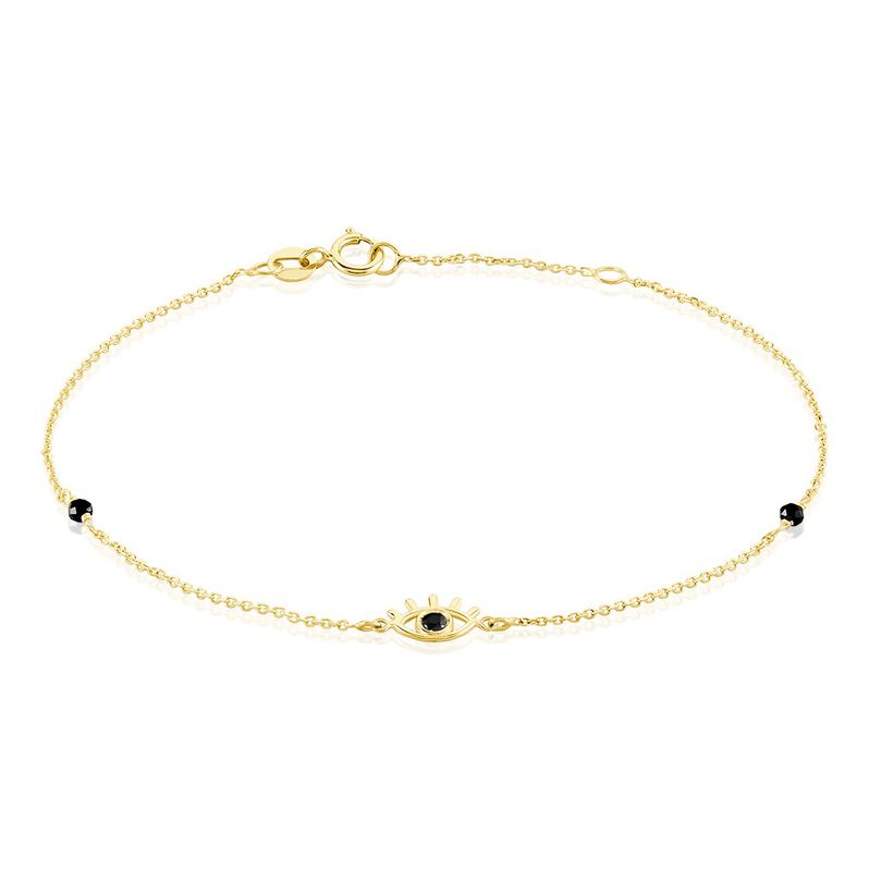 Bracelet Nayra Or Jaune Oxyde De Zirconium Spinelle - Spannringe Damen | OROVIVO