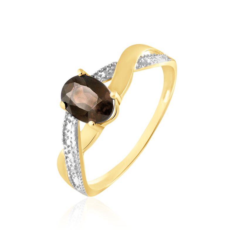 Bague Candice Or Jaune Quartz - Spannringe Damen | OROVIVO