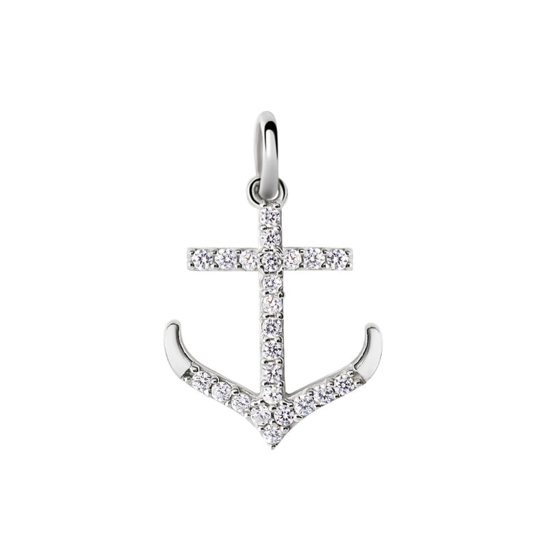 Pendente Poème Oro Bianco Cubic Zirconia - Spannringe Damen | OROVIVO