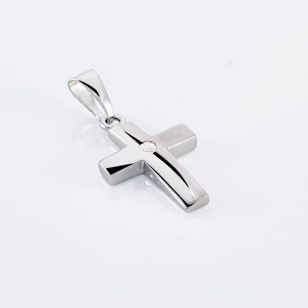 Kreuz Anhänger Silber 925 Zirkonia Lydia - Schmuckanhänger Damen | OROVIVO