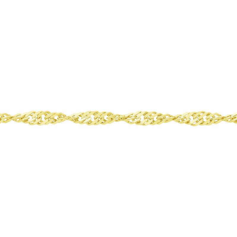 SINGAPUR 4 Damen Kette Gold 375 (9 Karat) B 2,2 mm - Halsketten Damen | OROVIVO