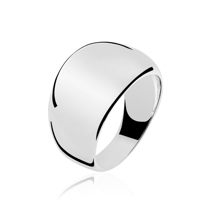 Bague Sehri Argent Blanc - Spannringe Damen | OROVIVO