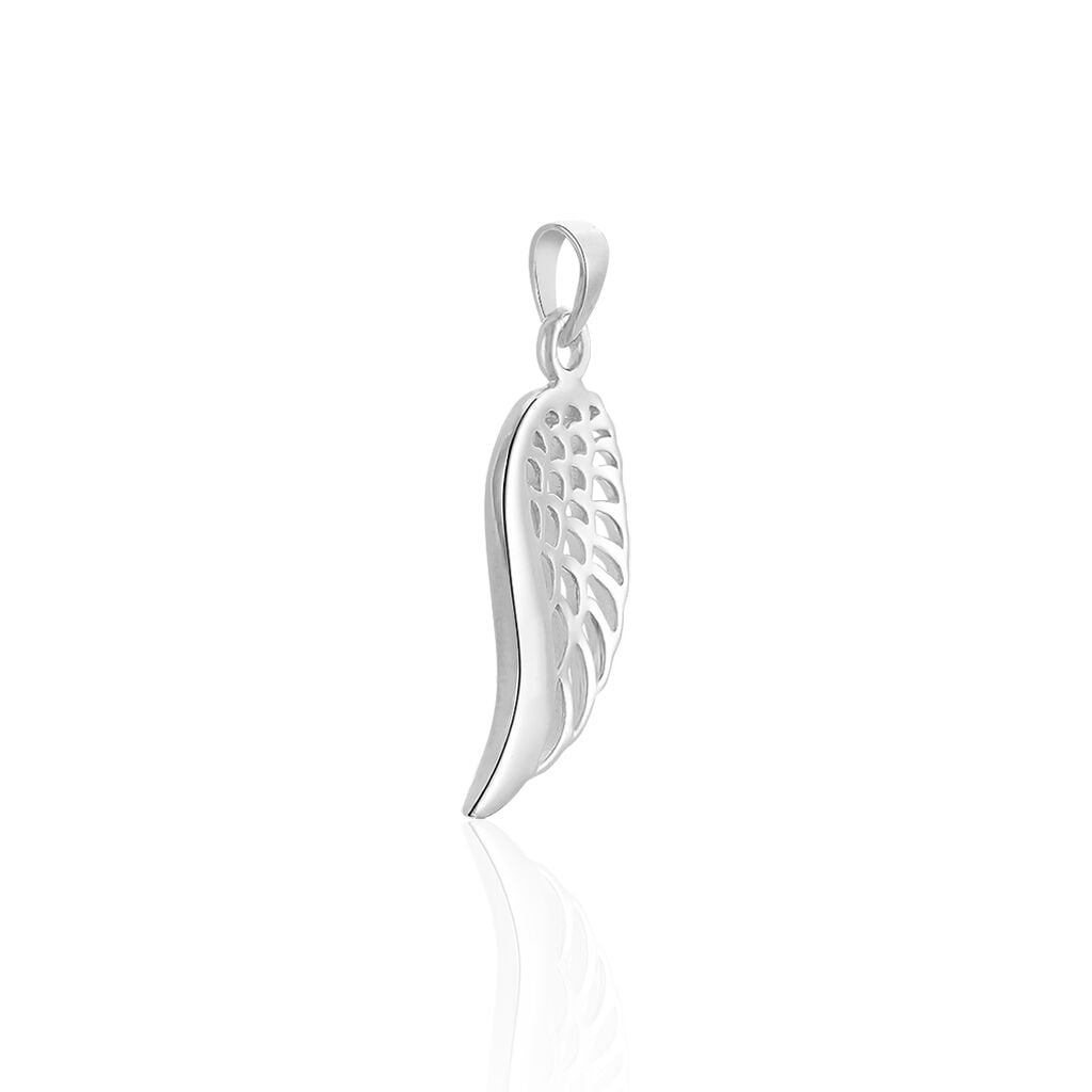 TIRIL FL&Uuml;GEL Damen Anh&auml;nger Silber 925 Strass Wei&szlig; Fl&uuml;gel