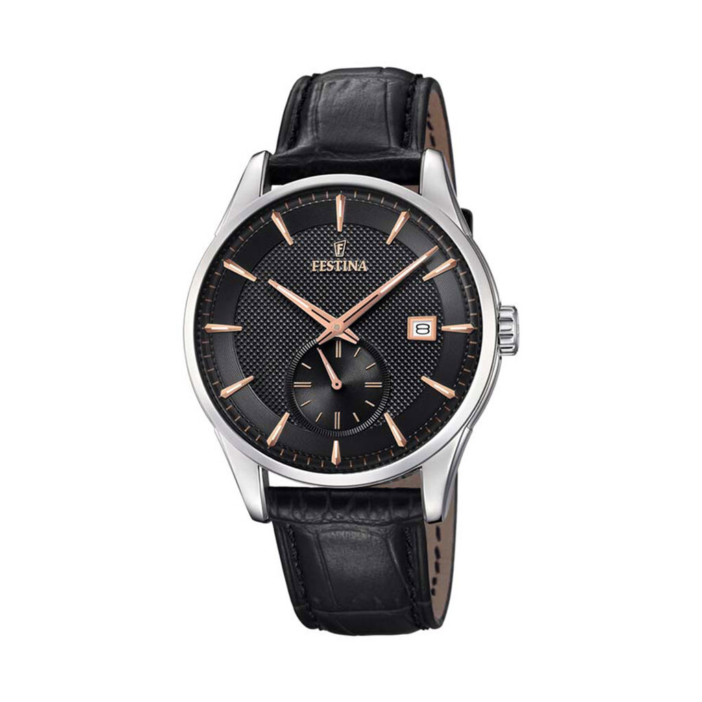 Montre Festina Retro Noir - Spannringe Herren | OROVIVO