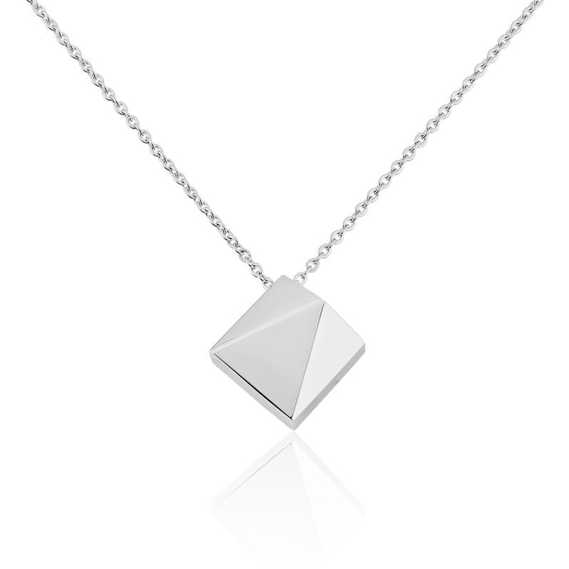 PLITKA Damen Collier Edelstahl W&uuml;rfel - Halsketten Damen | OROVIVO