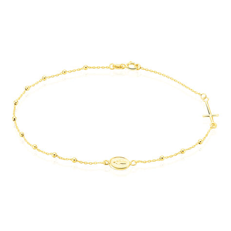Damenarmband Gold 375 Kreuz - Armbänder mit Anhänger Damen | OROVIVO