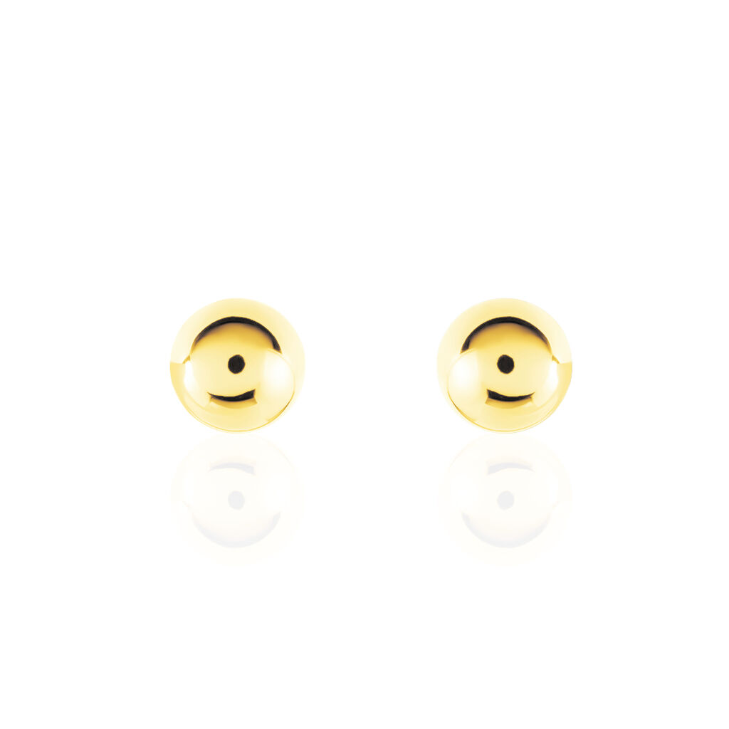Damen Ohrstecker Gold 375 Kugel 8mm - Ohrstecker Damen | OROVIVO