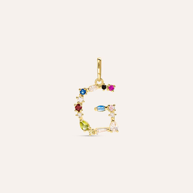 Pendente Claire Oro Giallo Cubic Zirconia - Spannringe Damen | OROVIVO