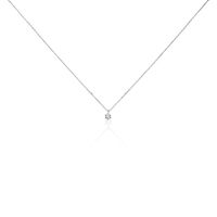 Damen Collier Weißgold 750 Diamant 0,52ct Monopoli