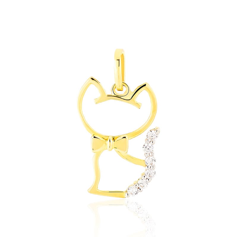 Pendentif  Or Jaune Et Oxydes - Spannringe Kinder | OROVIVO