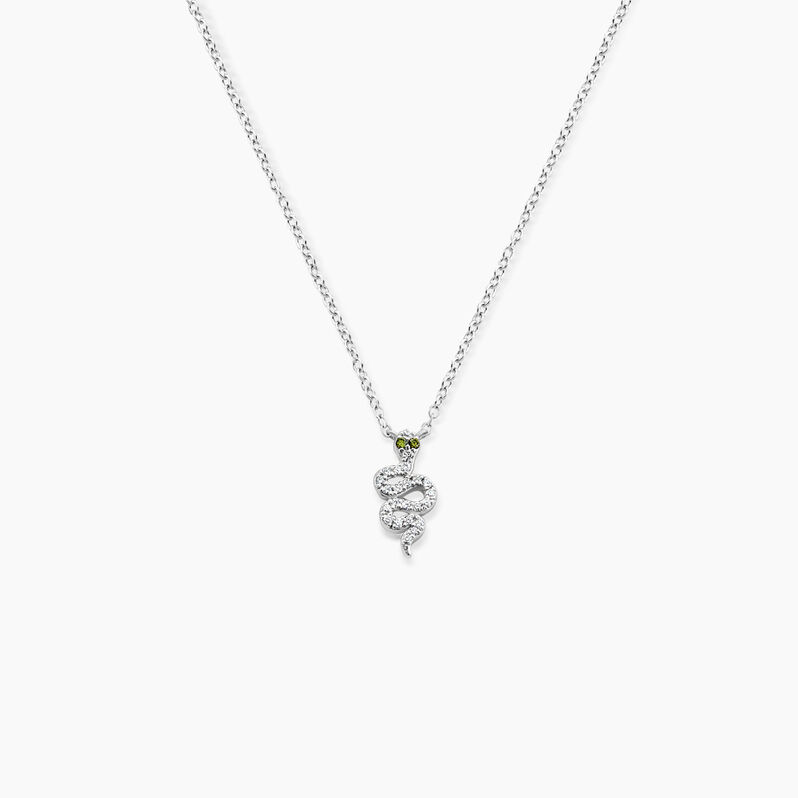 Collier Lizzo Argent Weiss Oxyde De Zirconium - Spannringe Damen | OROVIVO