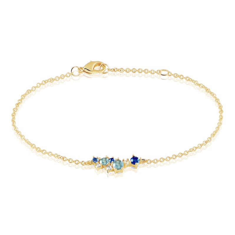 Bracciale Golden Dream Placcato Oro Giallo Vetro Cubic Zirconia Cubic Zirconia - Spannringe Damen | OROVIVO