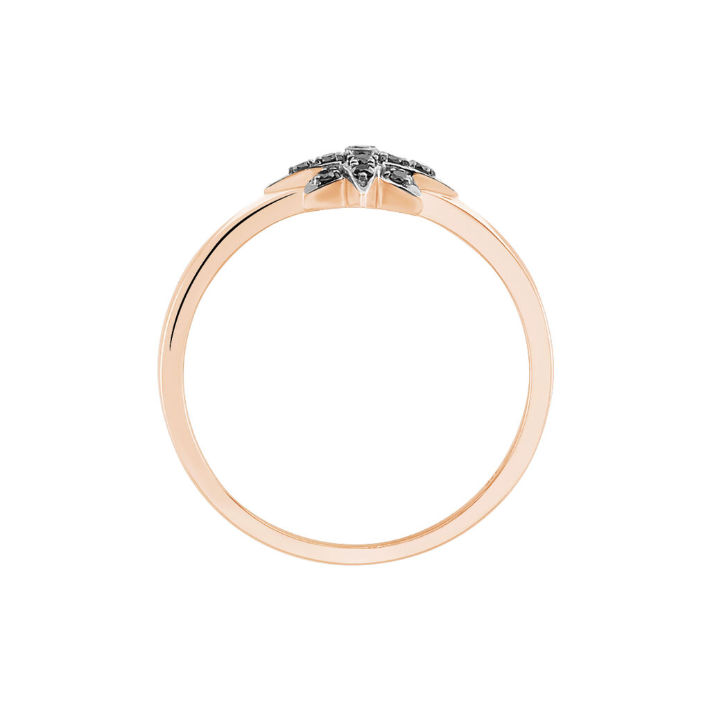 Bague Or Rose Laetia Etoile Diamants Noi - Spannringe Damen | OROVIVO