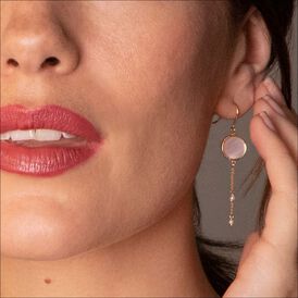 Damen Ohrhänger Lang Gold 375 Perlmutt  - Ohrhänger  | OROVIVO