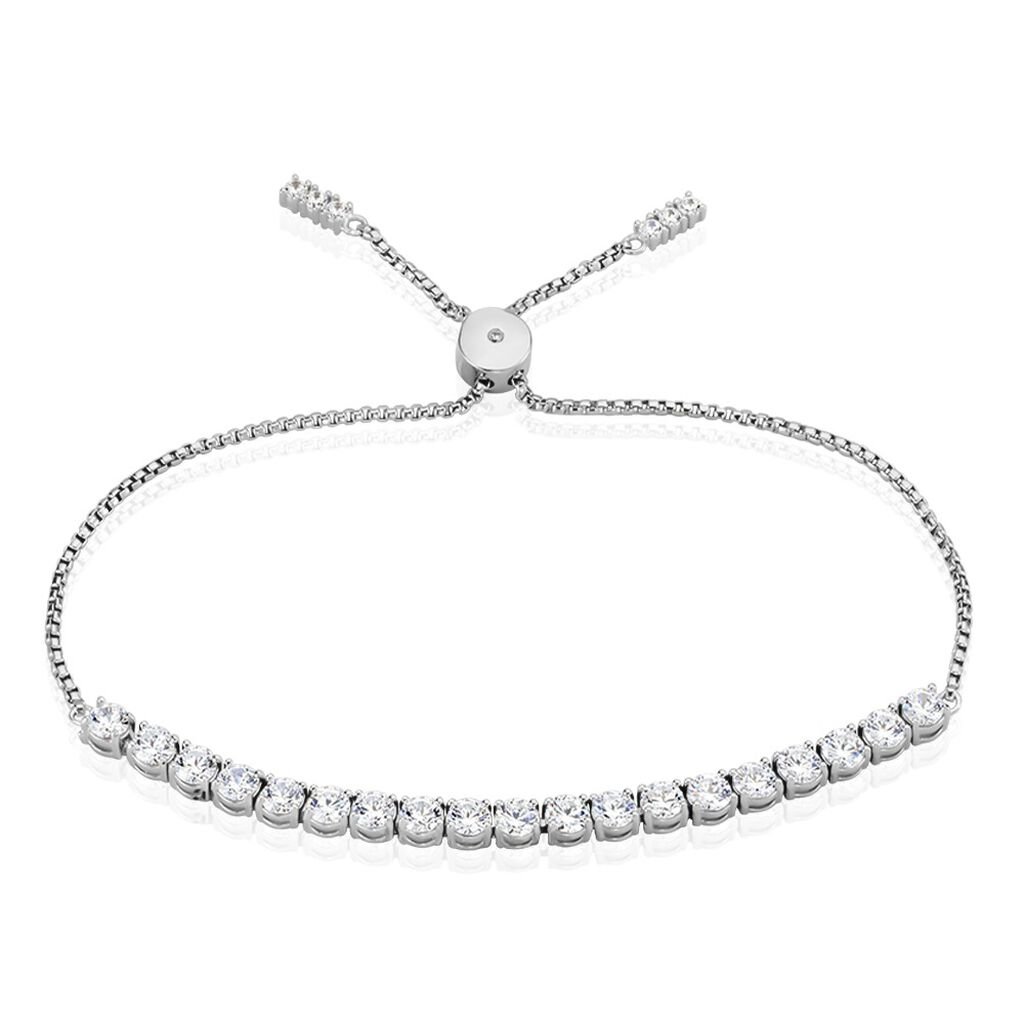 BRACY Damen Armband Silber Silber 925 Zirkonia Wei&szlig; 5,51 ct