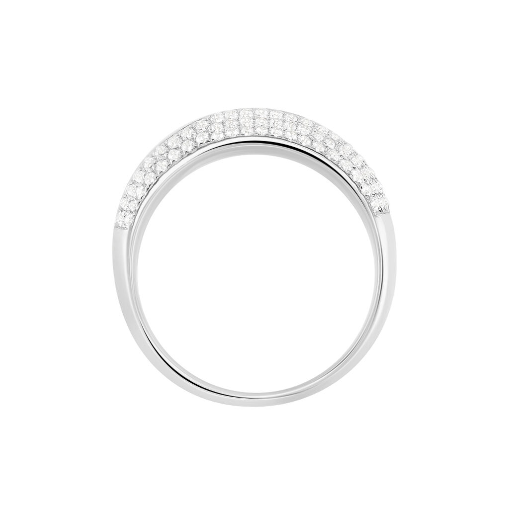 Damen Ring Weißgold 375 Zirkonia Elie  - Ringe mit Stein Damen | OROVIVO