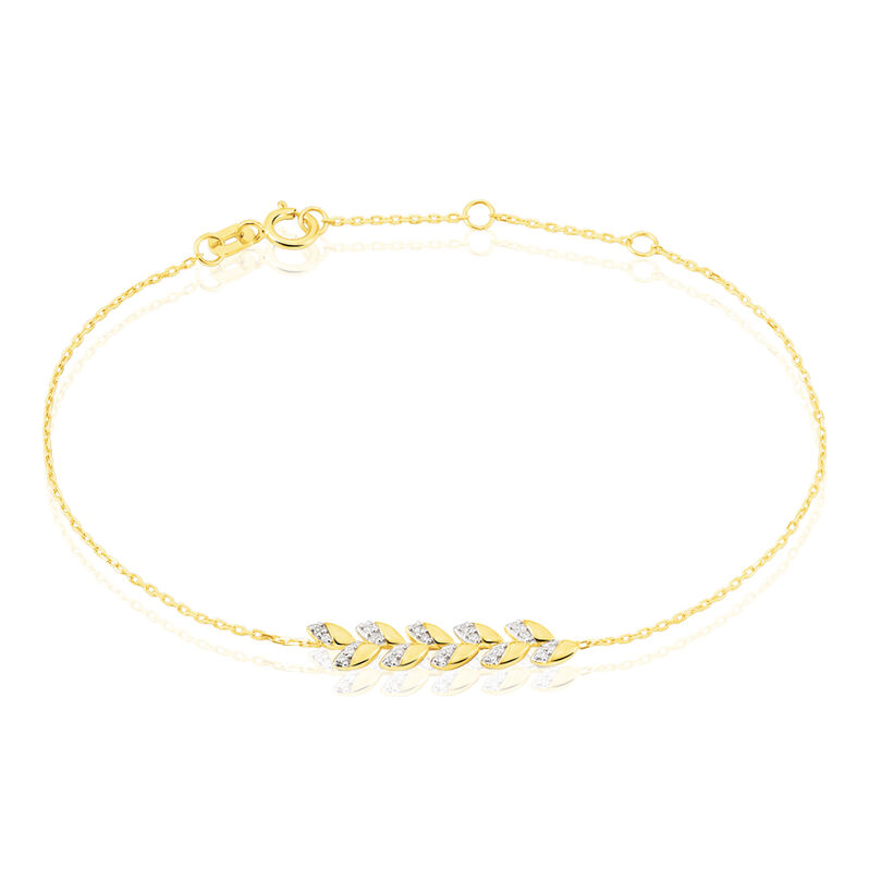 Bracelet Or Jaune 375/1000 Berinice - Spannringe Damen | OROVIVO