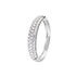 PHILA Damen Ring Wei&szlig;gold 375 (9 Karat) Zirkonia Wei&szlig; 0,16 ct