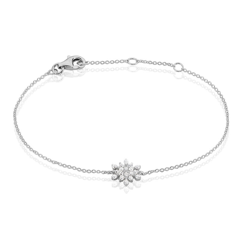 Bracelet Effie Argent Rhodie Etoile - Spannringe Damen | OROVIVO