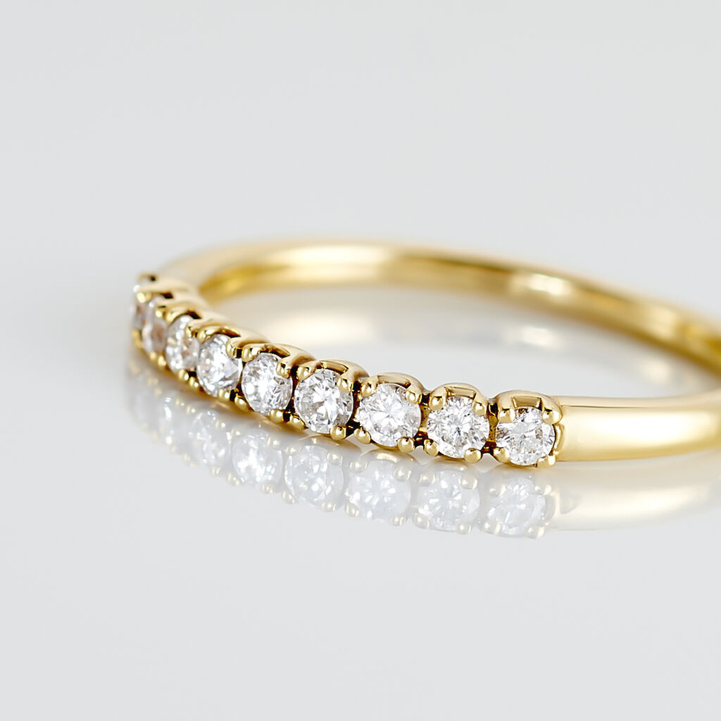 Alliance Hera Or Jaune Diamant - Spannringe Damen | OROVIVO