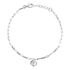 LUCY Damen Armband Silber 925 Zirkonia Wei&szlig; 0,400 ct Blume