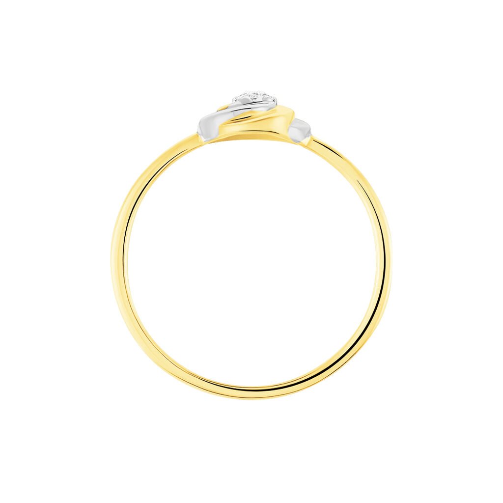 Bague Or Bicolore Andresia Tourbillon - Spannringe Damen | OROVIVO