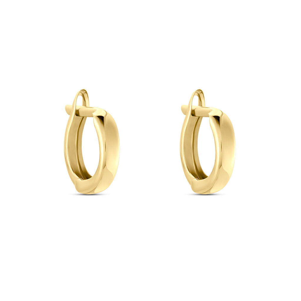 Damen Creolen Gold 375