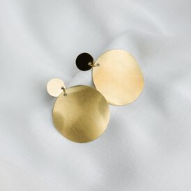 Damen Ohrstecker Lang Edelstahl Vergoldet  - Ohrstecker lang Damen | OROVIVO