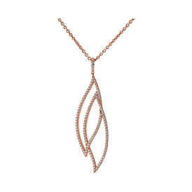 Damen Halskette Messing Roségold 750 plattiert  - Ketten mit Anhänger Damen | OROVIVO