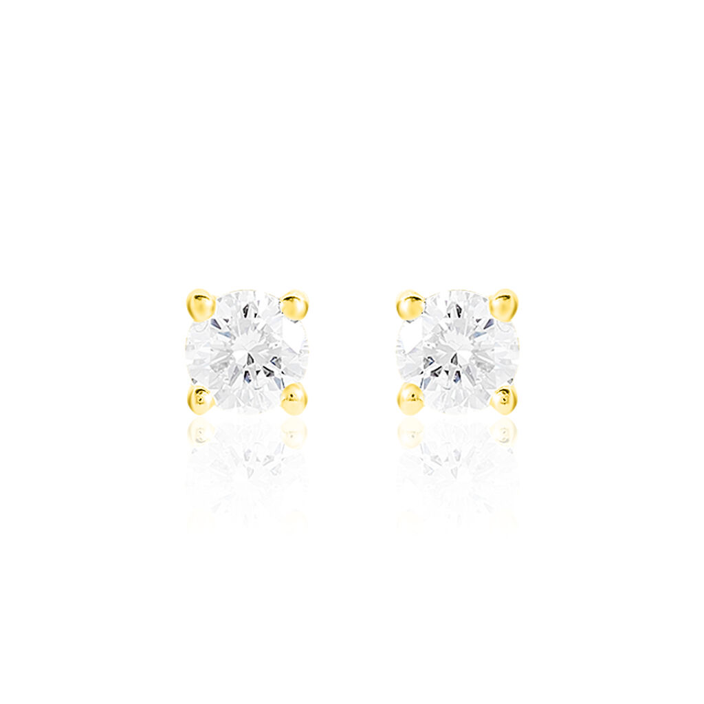 Damen Ohrstecker Gold 375 Diamant 0,15ct Victoria  - Ohrstecker Damen | OROVIVO